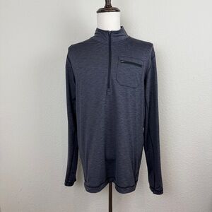 Prana Men’s Zylo 1/4” Zip long sleeve pull over | Grey | L